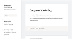 Desktop Screenshot of dragonoxmarketing.com