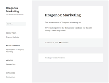 Tablet Screenshot of dragonoxmarketing.com